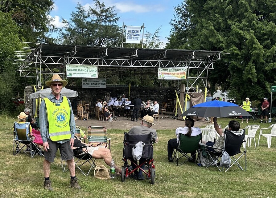A photo taken at Friends of Scarr Bandstand - Rising Stars concert - 24 June 2023