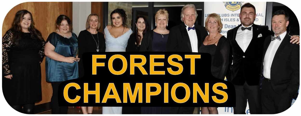 Forest Champions Menu
