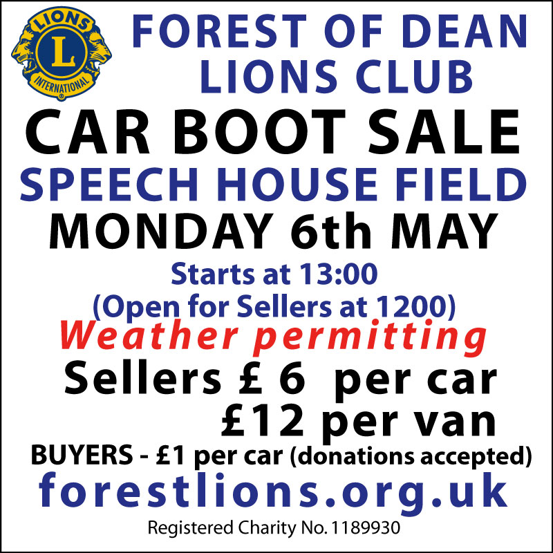An image showing Speech House Car Boot Sale details.